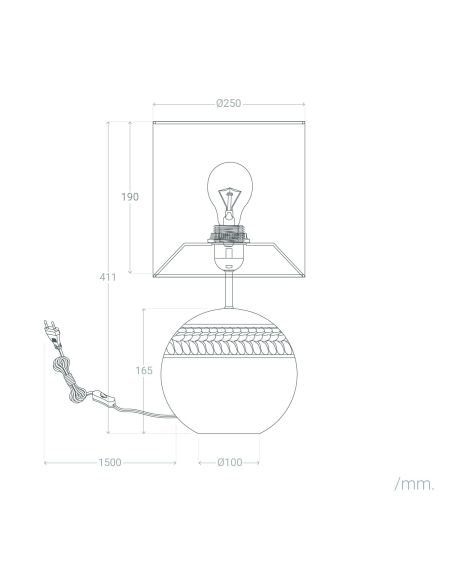 Lampe à Poser Métal Mirano
