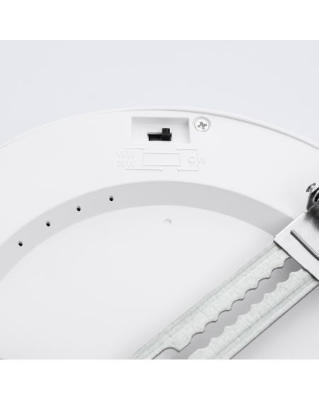 Dalle LED 18W CCT Ronde Sélectionnable avec Détecteur PIR Coupe Ajustable Ø50-170 mm