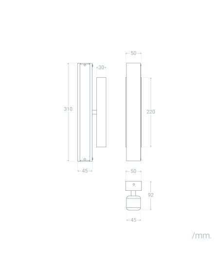 Applique Murale LED Bois 6W Axer