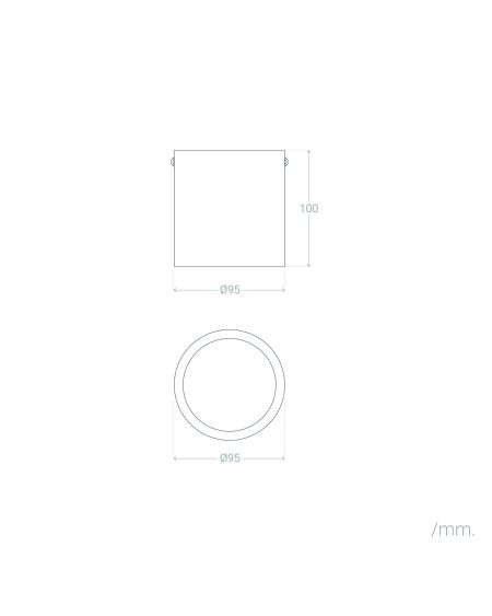 Plafonnier LED Bois 6W Esben