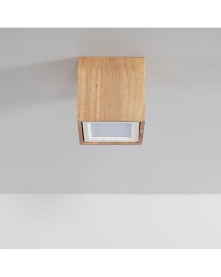 Plafonnier LED Bois 6W Sigurd