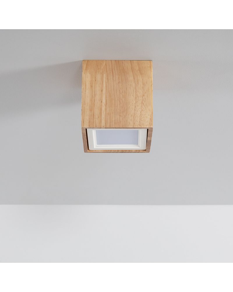 Plafonnier LED Bois 6W Sigurd