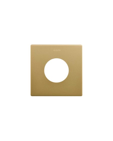 Cadre 1 Emplacement Esthétique Minimal pour Prise Schuko CLEAN SIMON 270 27110610
