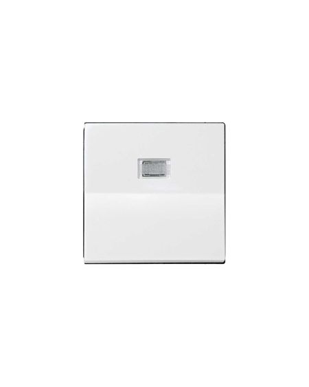 Touche Individuelle Blanche avec Voyant Lumineux SIMON 28 28011-30