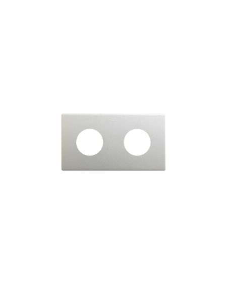 Cadre 2 Emplacements Esthétique Minimal pour Prise Schuko CLEAN SIMON 270 27110620