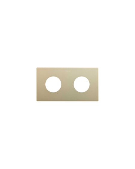 Cadre 2 Emplacements Esthétique Minimal pour Prise Schuko CLEAN SIMON 270 27110620