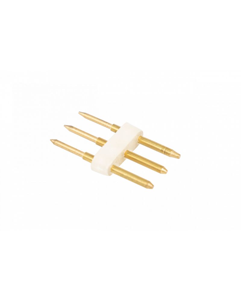 Connecteur 3 PIN Ruban LED 220V AC 220LED/m CCT IP67 Largeur 15mm Coupe tous les 100cm