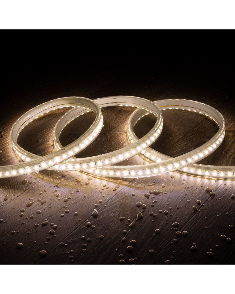 Ruban LED CCT 220V AC 220LED/m IP67 Largeur 15mm Coupe tous les 100cm