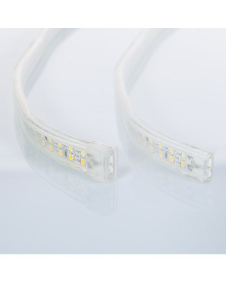 Bobine LED 220V AC 220LED/m CCT IP67 Largeur 15mm Coupe tous les 100cm