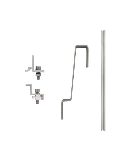 Structure Coplanaire pour Panneaux Solaires Montage sur Toiture Tuiles