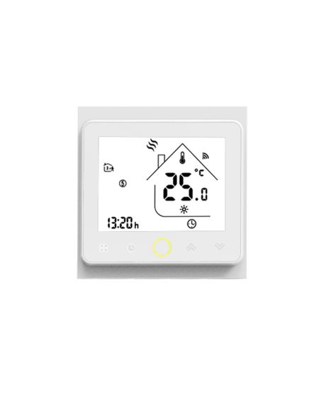 Thermostat WiFi Programmable Blanc pour Chauffage