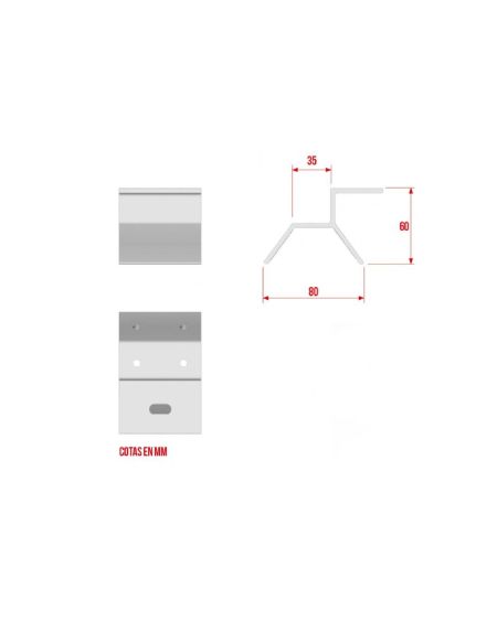 Structure Coplanaire pour Panneaux Solaires Montage sur Tôle Trapézoïdale