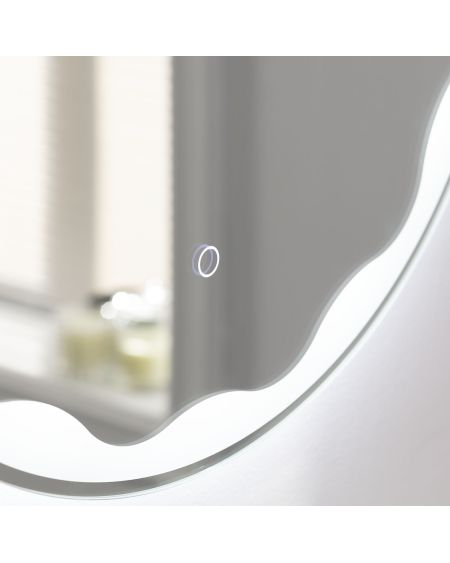 Miroir Salle de Bain avec Éclairage LED Monroe Ø60 cm