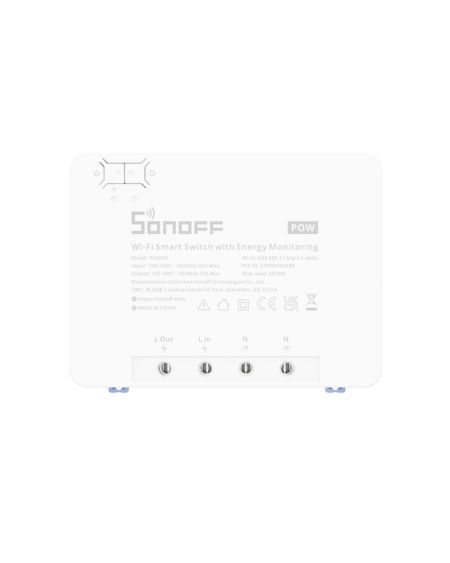 Interrupteur WiFi Compteur d'Énergie SONOFF POWR3 25A