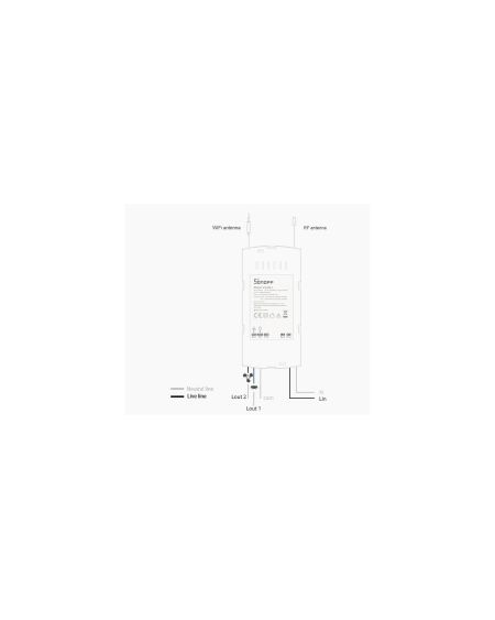 Contrôleur WiFi pour Ventilateur de Plafond AC SONOFF IFAN04-H