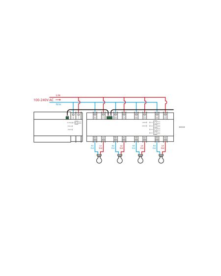 Compteur de Puissance WiFi Unité Esclave Connectable SONOFF SPM-4 Relay