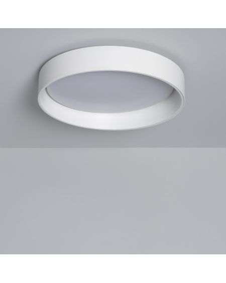 Plafonnier LED Rond Métal 20W CCT Sélectionnable Broadway Ø450 mm