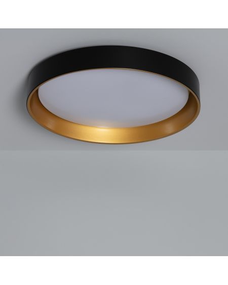 Plafonnier LED Rond Métal 30W CCT Sélectionnable Big Broadwey Ø550 mm