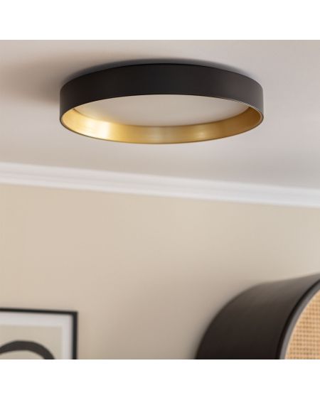 Plafonnier LED Rond Métal 30W CCT Sélectionnable Big Broadwey Ø550 mm