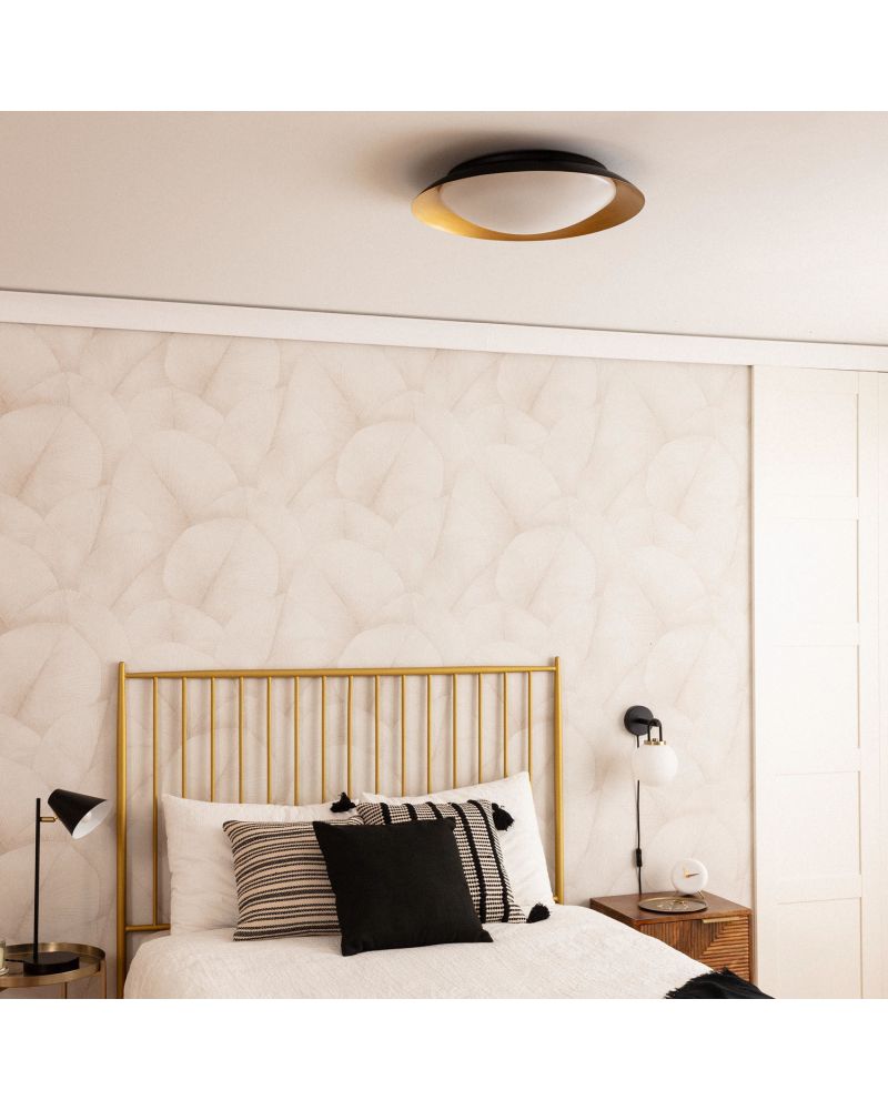 Plafonnier LED Rond Métal 30W CCT Sélectionnable Taylor Ø500 mm