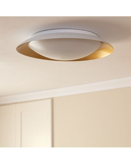 Plafonnier LED Rond Métal 30W CCT Sélectionnable Taylor Ø500 mm