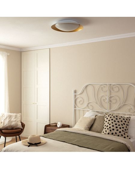 Plafonnier LED Rond Métal 30W CCT Sélectionnable Taylor Ø500 mm