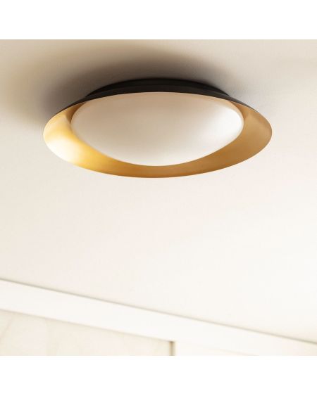 Plafonnier LED Rond Métal 30W CCT Sélectionnable Taylor Ø500 mm