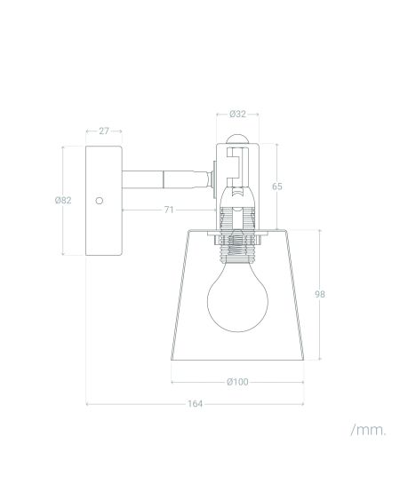Lampe Murale Métal Tatlin