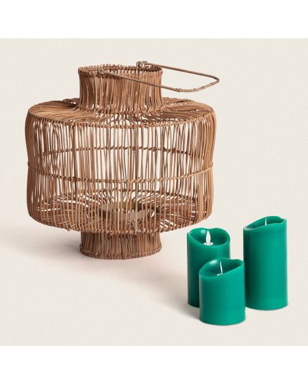 Lampe à Poser Rotin Masái