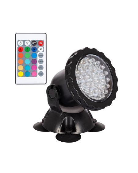Spot LED Aquarium 3.5W Submersible IP67 avec Télécommande