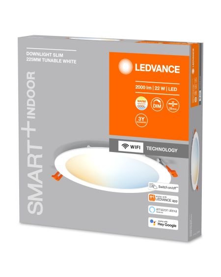 Downlight LED 22W Smart+ WiFi Ø225 mm LEDVANCE 4058075573277