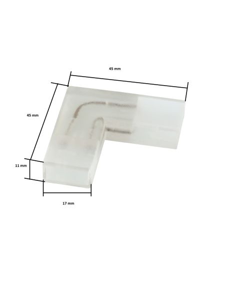 Connecteur Type L Ruban LED 220V AC SMD5050 Monochrome Coupe Tous les 25/100cm