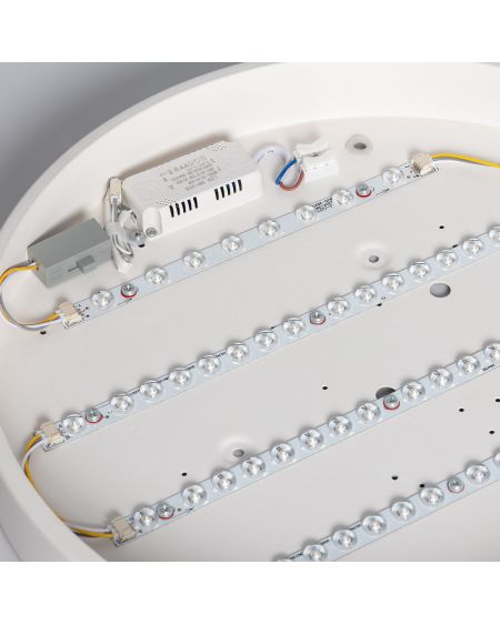 Plafonnier LED Rond Métal 30W CCT Sélectionnable Hidria Ø400 mm