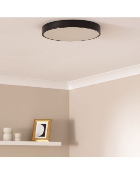 Plafonnier LED Rond Métal 30W CCT Sélectionnable Hidria Ø400 mm