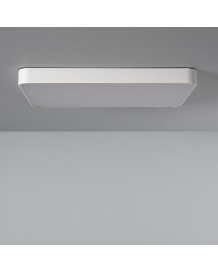 Plafonnier LED Rectangulaire Métal 40W CCT Sélectionnable Hidria 600x400 mm