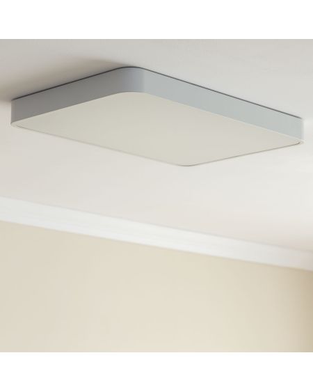 Plafonnier LED Rectangulaire Métal 40W CCT Sélectionnable Hidria 600x400 mm