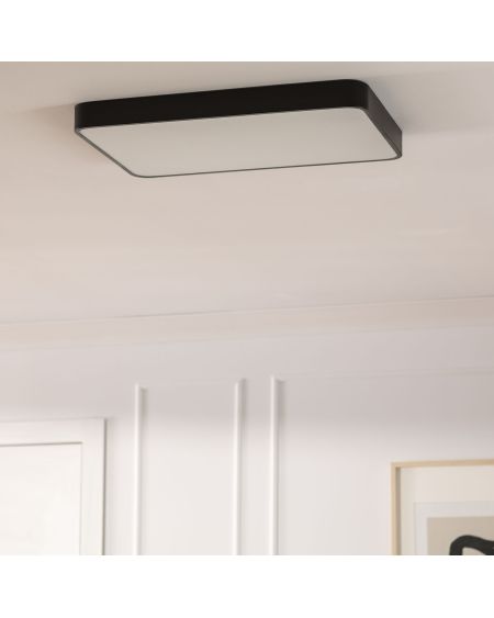 Plafonnier LED Rectangulaire Métal 40W CCT Sélectionnable Hidria 600x400 mm