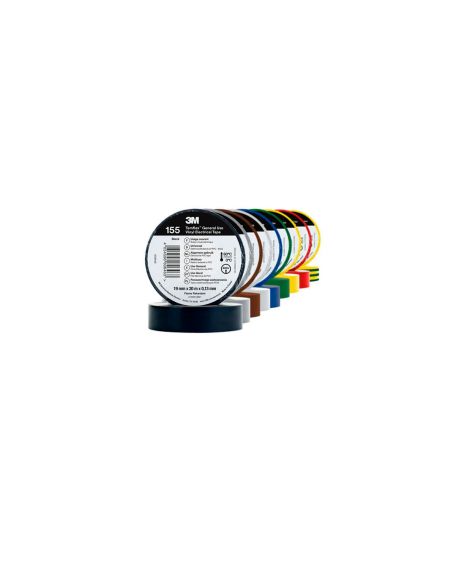 Ruban Adhésif Temflex™ 155 PVC 19mm x 20m 3M 7100184744