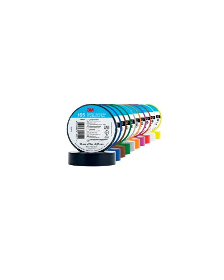 Ruban Adhésif Temflex™ 165 PVC 19mm x 20m 3M 7100184800