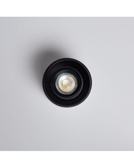 Plafonnier Space Noir avec Ampoule GU10