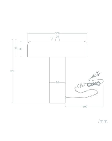 Lampe à Poser Métal Clamide