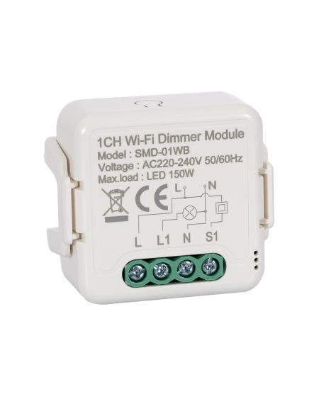 Module de Variation WiFi Compatible avec Bouton-Poussoir
