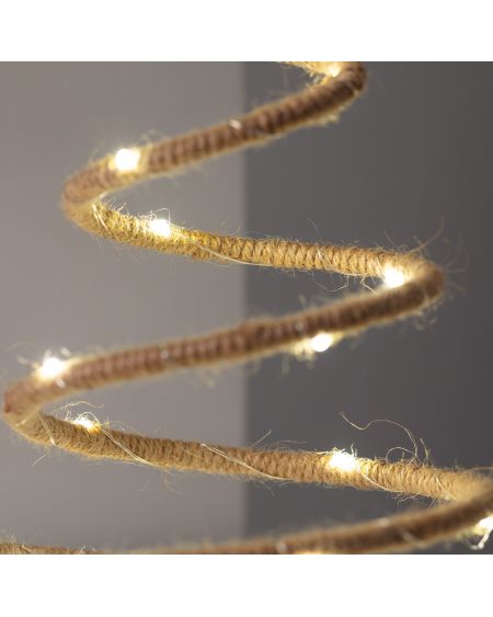 Sapin de Noël LED Corde Spiraly à Piles