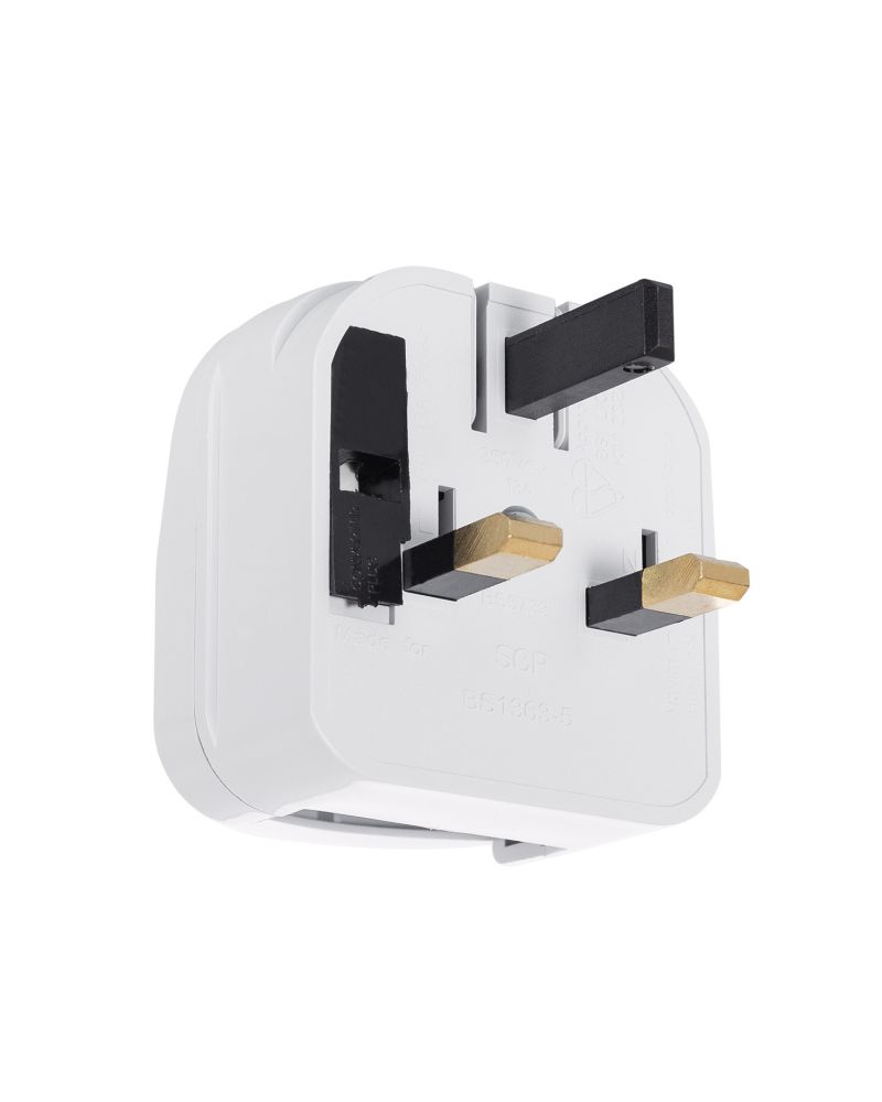 Adaptateur Prise Type E Tête Large avec Câble Droit à Prise Type G (UK)