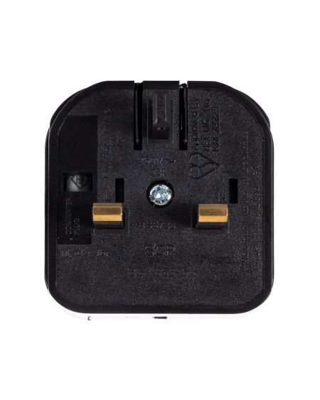 Adaptateur Prise Type E Tête Large avec Câble Droit à Prise Type G (UK)