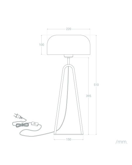 Lampe à Poser Métal Luca