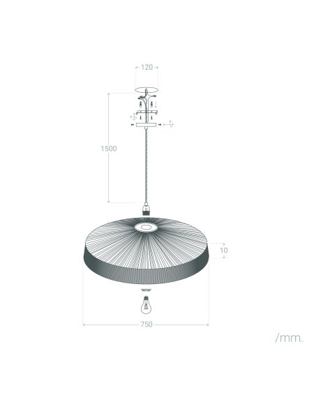 Suspension Fibres Naturelles Yokho