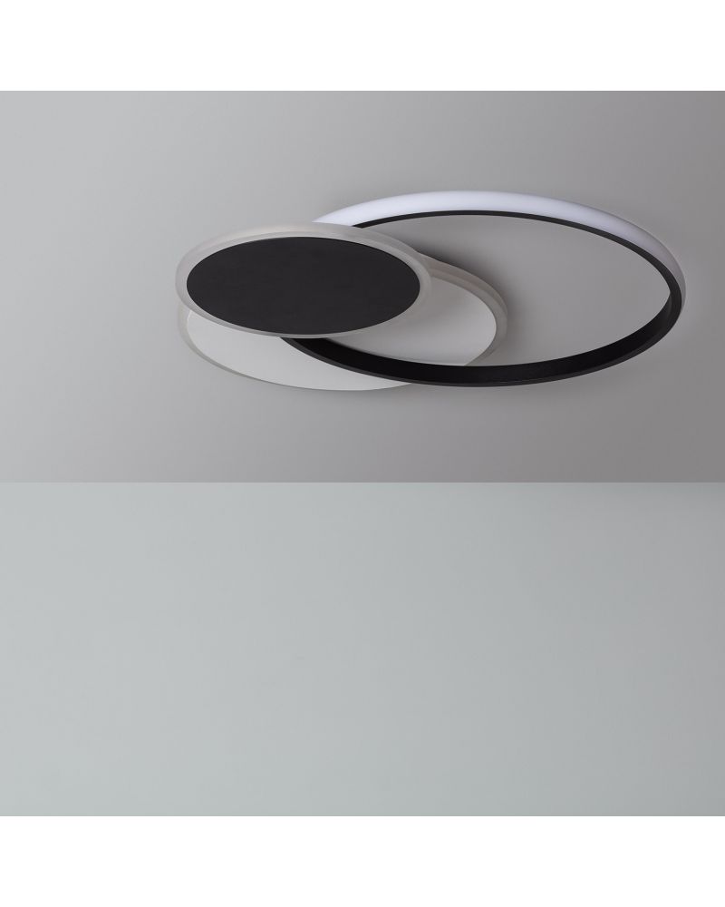 Plafonnier LED Métal 27W Mini Eklips Berno