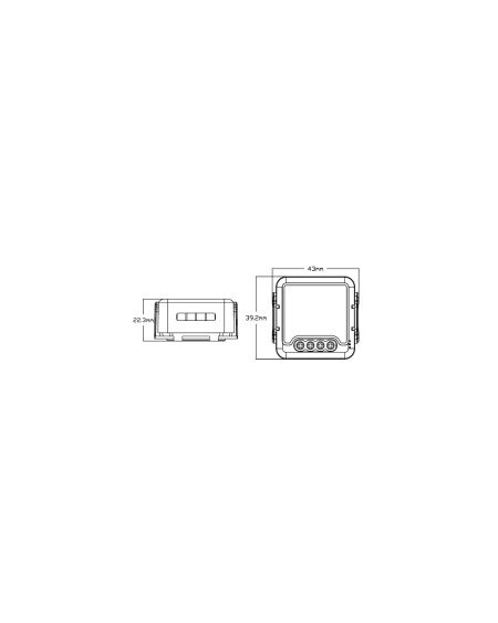 Interrupteur WiFi Compatible avec Interrupteur et bouton-poussoir Conventionnel