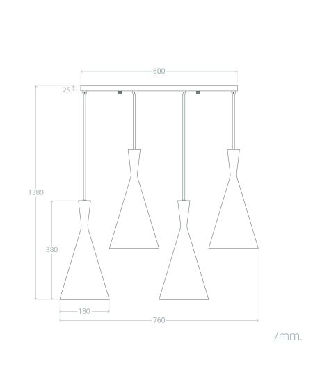 Suspension Métal Big Lennon